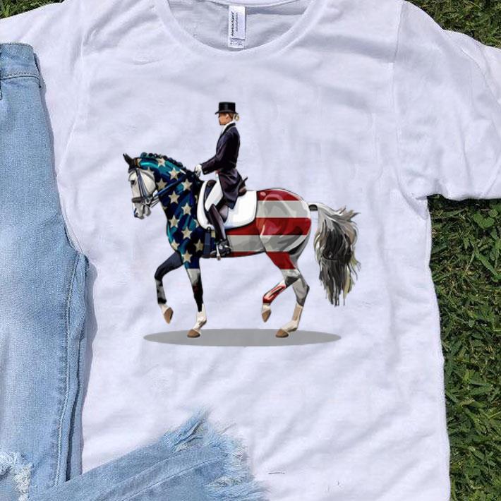 Horse American Flag Dressage shirt