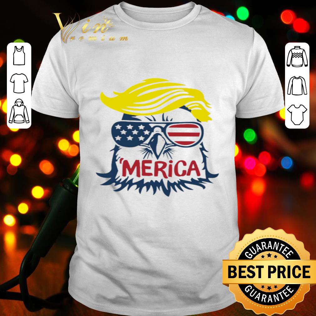 Donald Trump Eagle Merica American Flag 4th Of July shirt