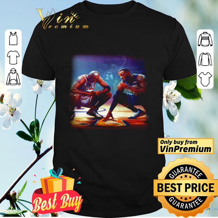 Michael Jordan Lebron James RIP Kobe Bryant shirt