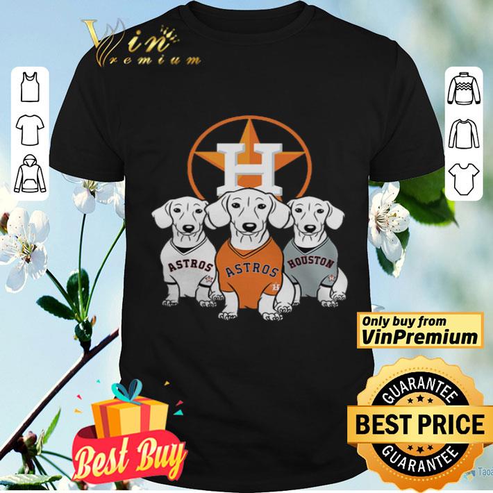 Dachshund Houston Astros shirt