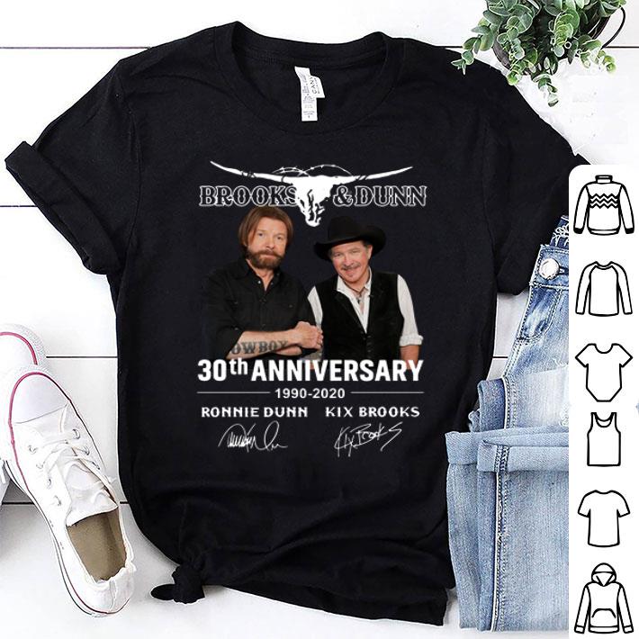 Brooks & Dunn 30th Anniversary 1990-2020 Ronnie Dunn Signatures shirt