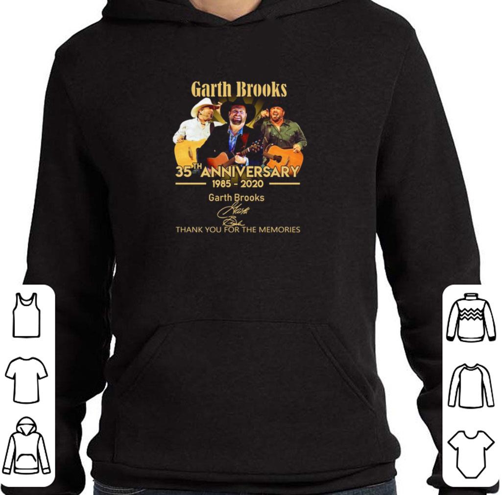 Nice Thank you for the memories Garth Brooks 35th Anniversary 1985-2020 signature shirt