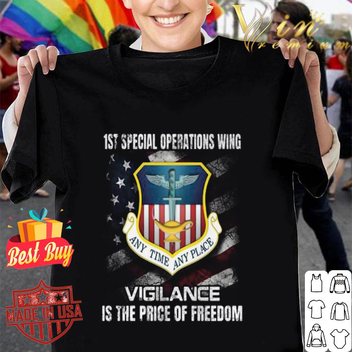 1st Special Operations Wing Vigilance Is The Price Of Freedom American Flag shirt