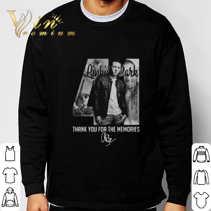 Chester Bennington 41 Linkin Park Thank You For The Memories Signature shirt