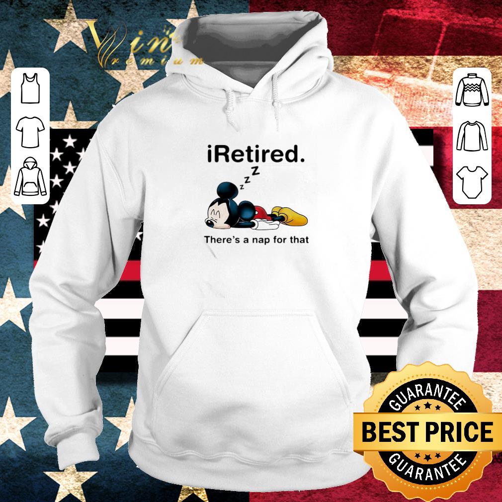 Awesome Mickey mouse sleeping i retired there’s a nap for that shirt