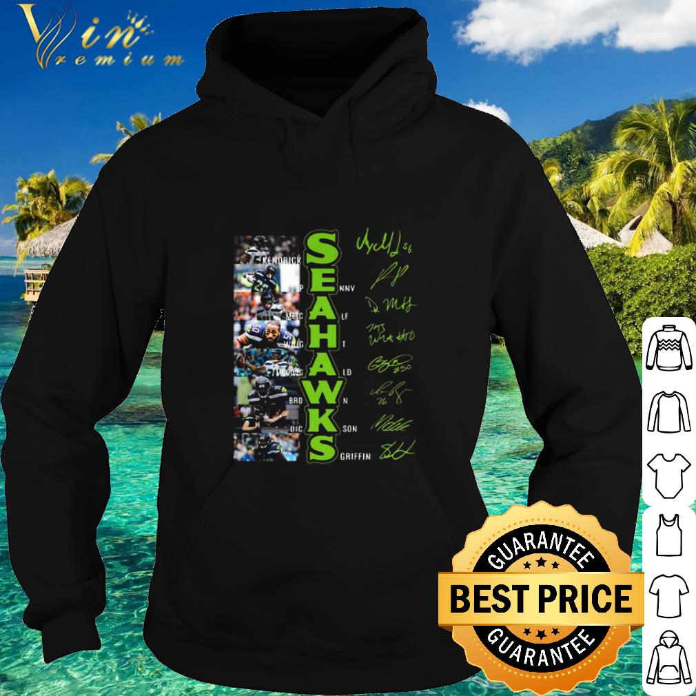 Cool Seattle Seahawks Football Players Signatures shirt