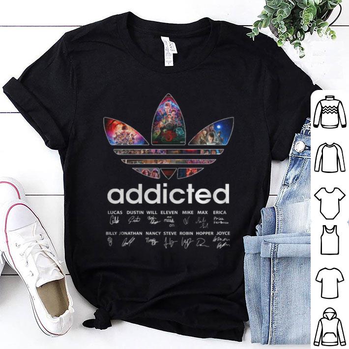 Addicted Signatures 3 Season Stranger Things shirt