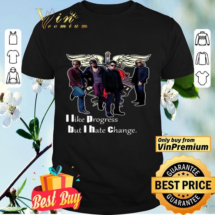 Bon Jovi I like progress but I hate change shirt