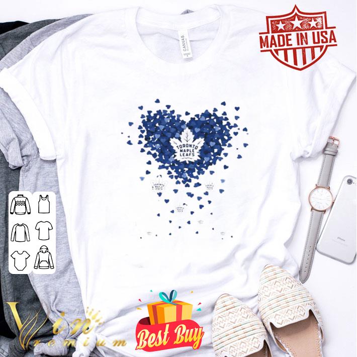 Love Toronto Maple Leafs Hockey Tiny Shape Hearts shirt