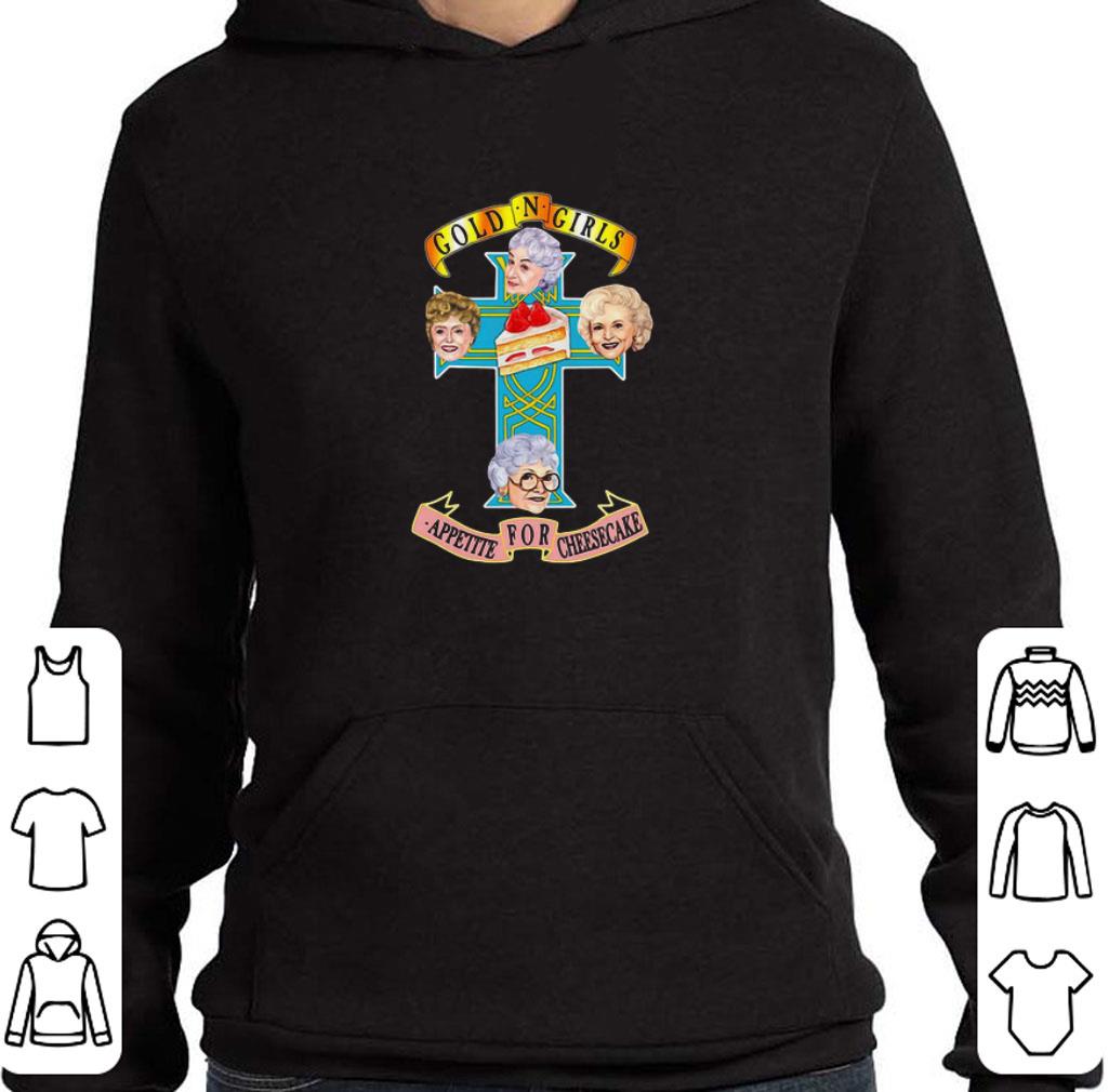 Official The Golden Girls Appetite For Cheesecake Cake Cross shirt