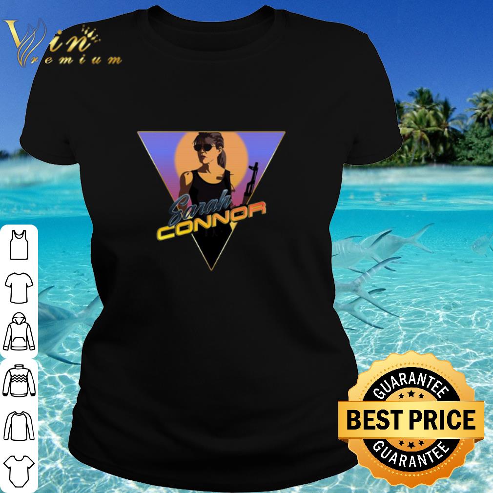 Official Sarah Connor Terminator Vaporwave Retro shirt Official Sarah Connor Terminator Vaporwave Retro shirt 2