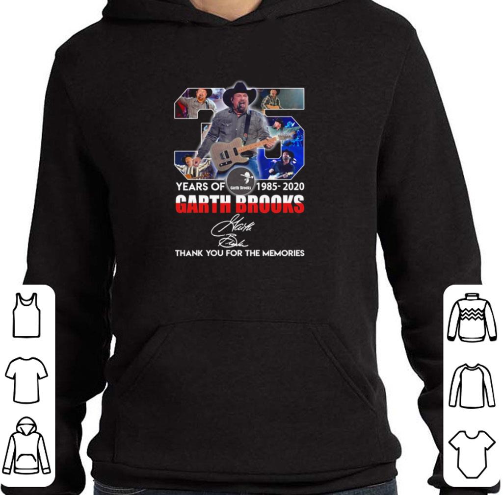 Funny Thank You For The Memories 35 Years Of Garth Brooks 1985-2020 Signature shirt