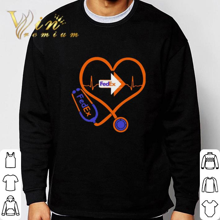 FedEx Nurse Stethoscope Love Heartbeat shirt