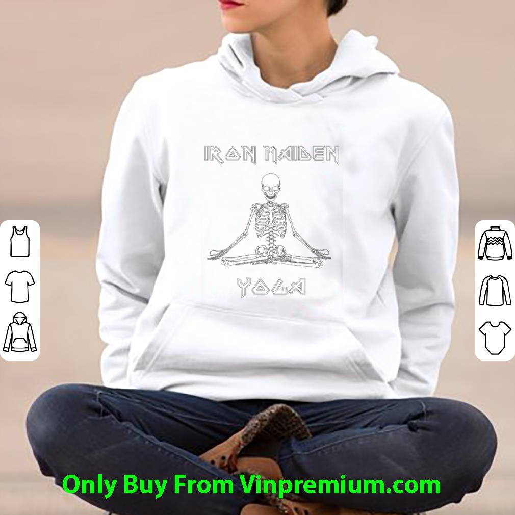 Awesome Skeleton Iron Maiden Yoga shirt