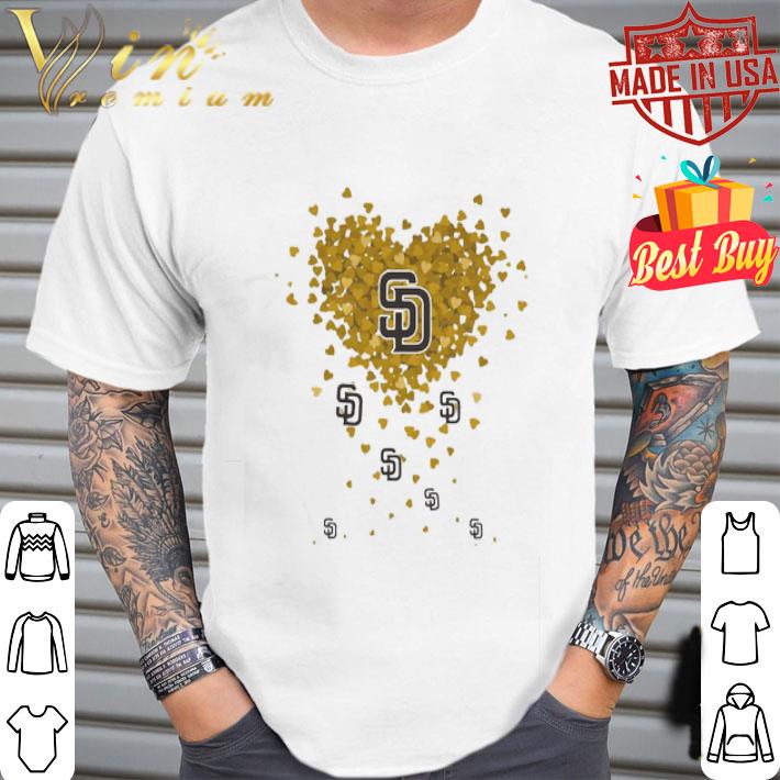 Love San Diego Padres Baseball Tiny Shape Hearts shirt Love San Diego Padres Baseball Tiny Shape Hearts shirt