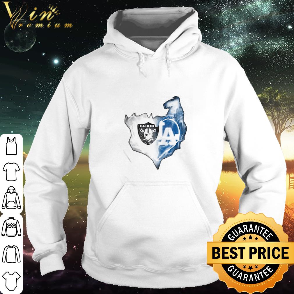 Best Los Angeles Raiders And Los Angeles Dodgers Heart Smoke shirt 3 Best Los Angeles Raiders And Los Angeles Dodgers Heart Smoke shirt