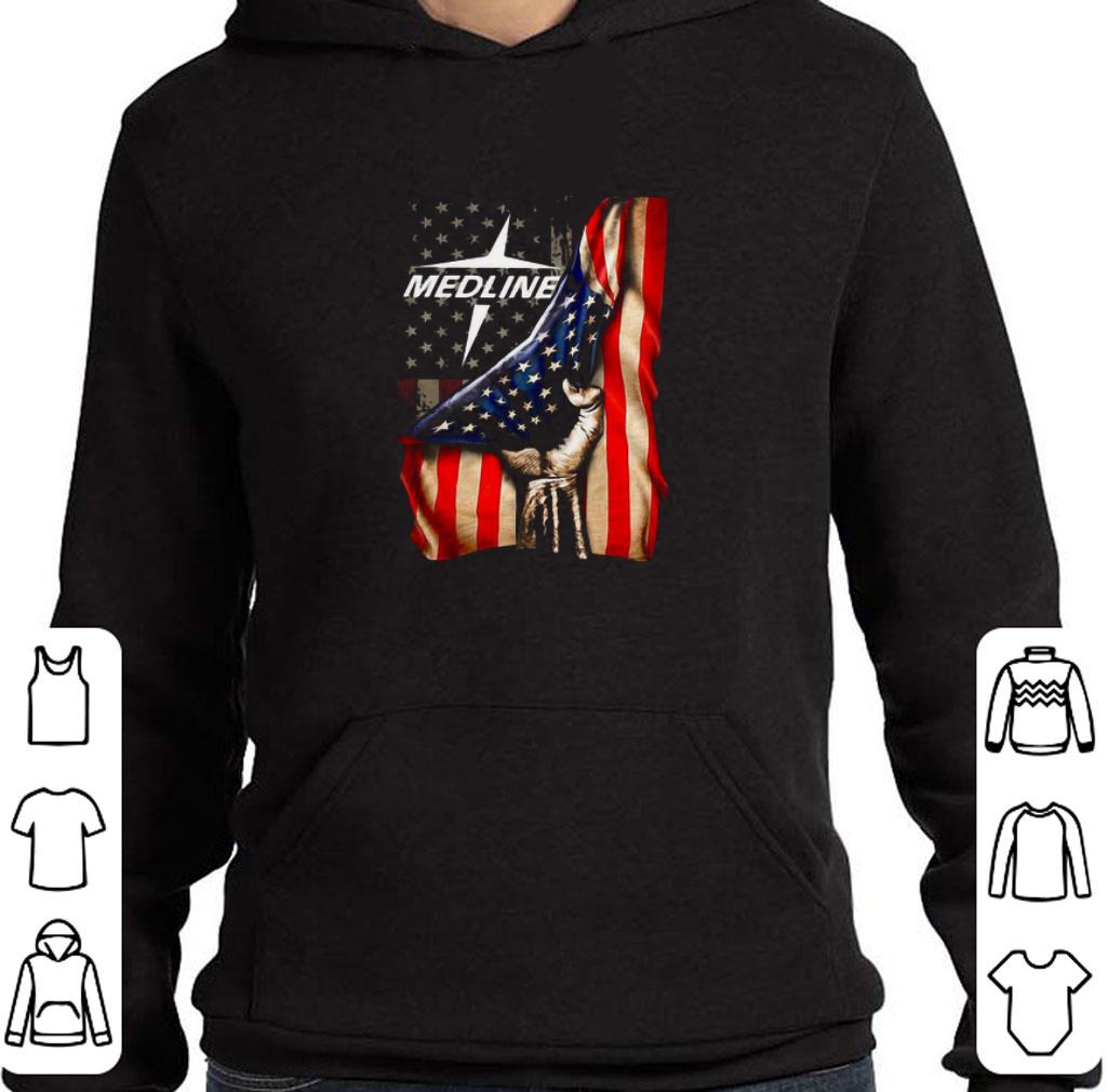 Awesome Medline Logo American Flag 4th Of July Independence Day shirt