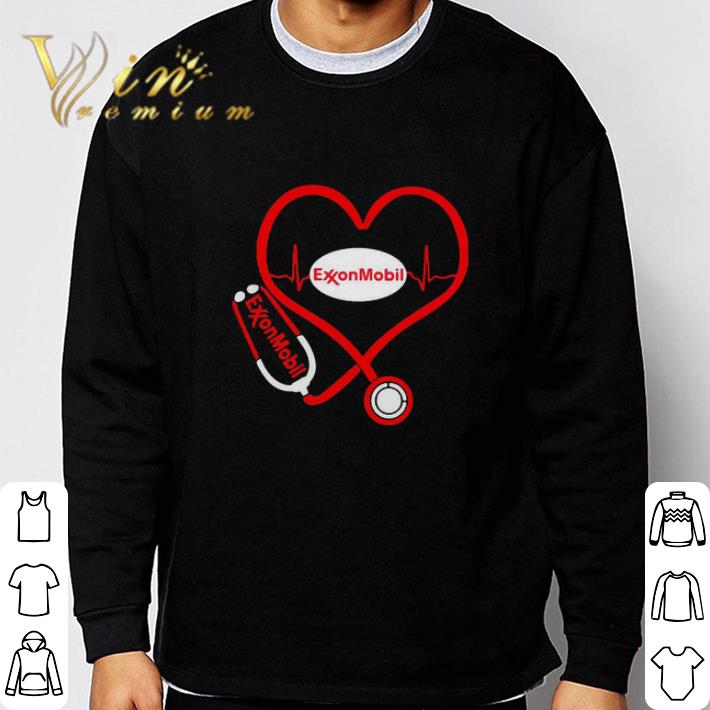 Exxon Mobil Nurse Stethoscope Love Heartbeat shirt