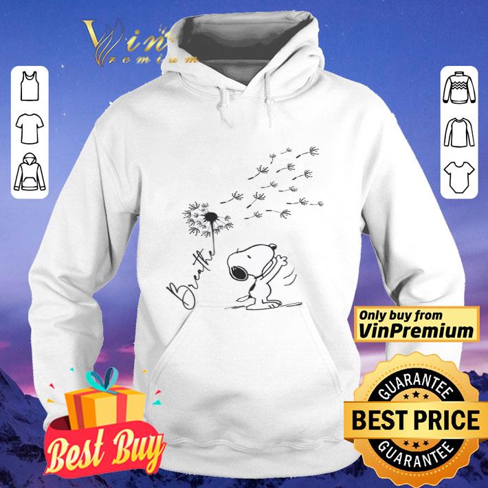 Snoopy Breathe Dandelion shirt hoodie 
