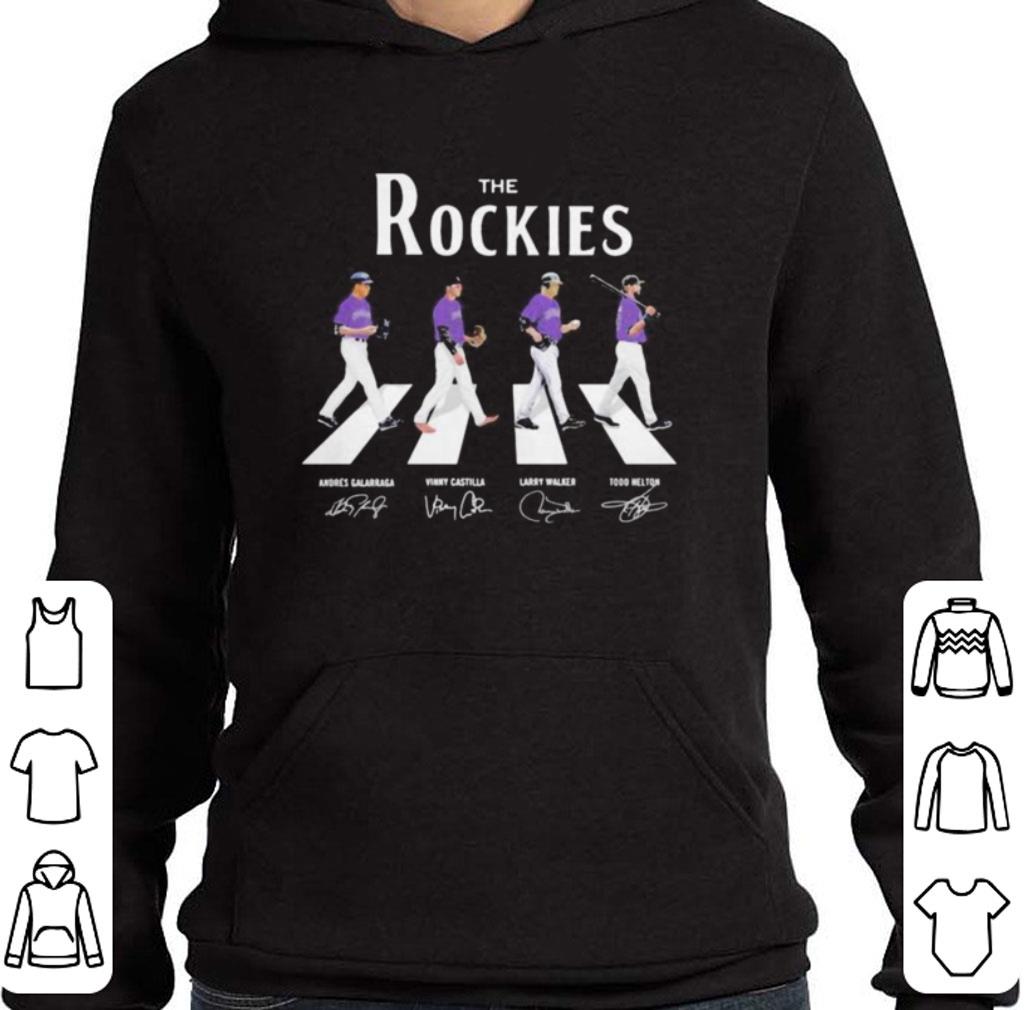 Pretty The Colorado Rockies Baseball Abbey Road Signatures shirt