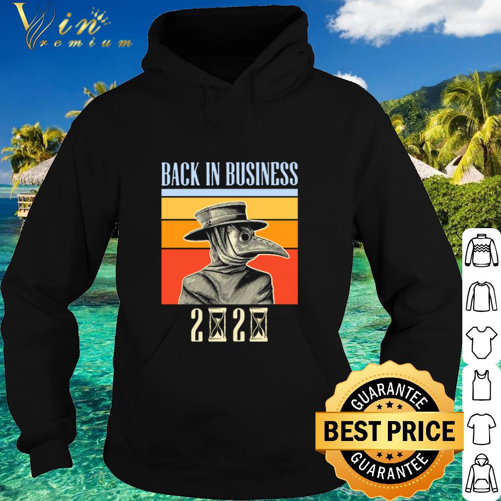 Cool Vintage Dr. Plague Medicine Back To Business Halloween 2020 shirt