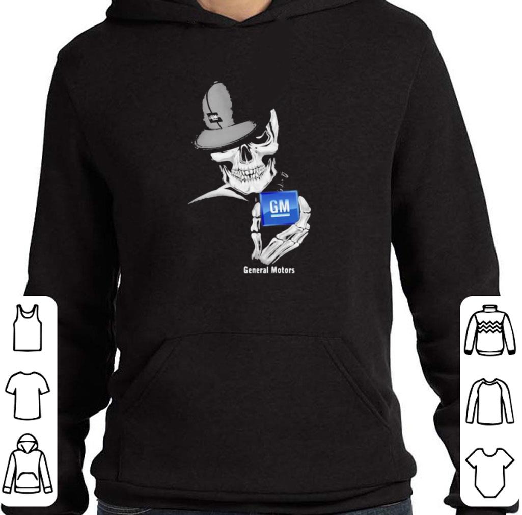 Funny Skeleton skull general motors shirt
