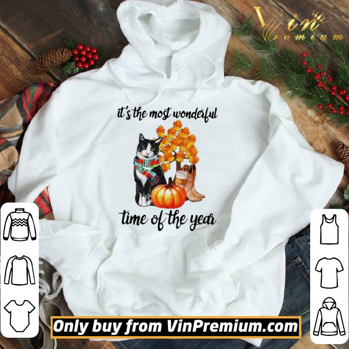 at Scarf Autumn Autumn Cat Lover Halloween shirt