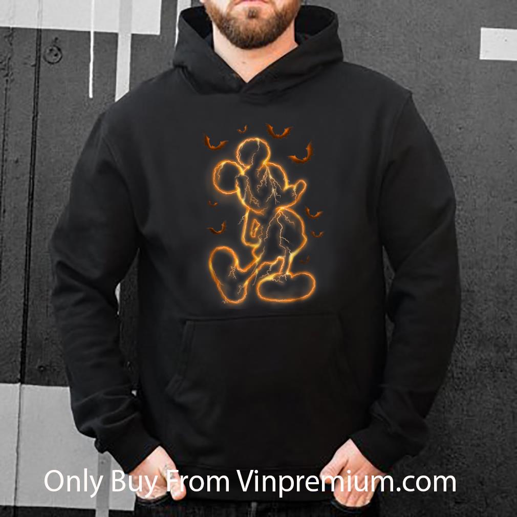 Nice Disney Halloween Bat Thunder Mickey Mouse shirt