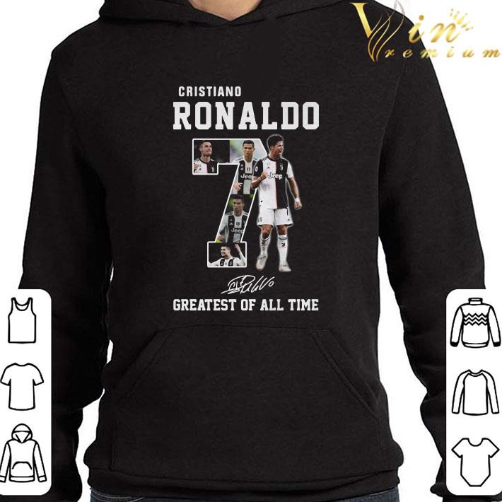 7 Cristiano Ronaldo Juventus Greatest Of All Time Signature shirt