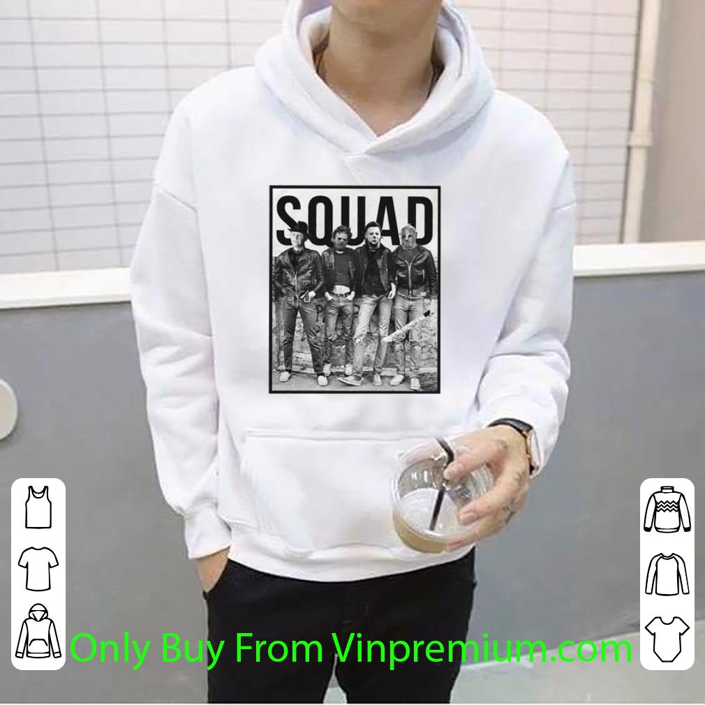 Official Squad Freddy Krueger Michael Myers Jason Voorhees Leatherface shirt