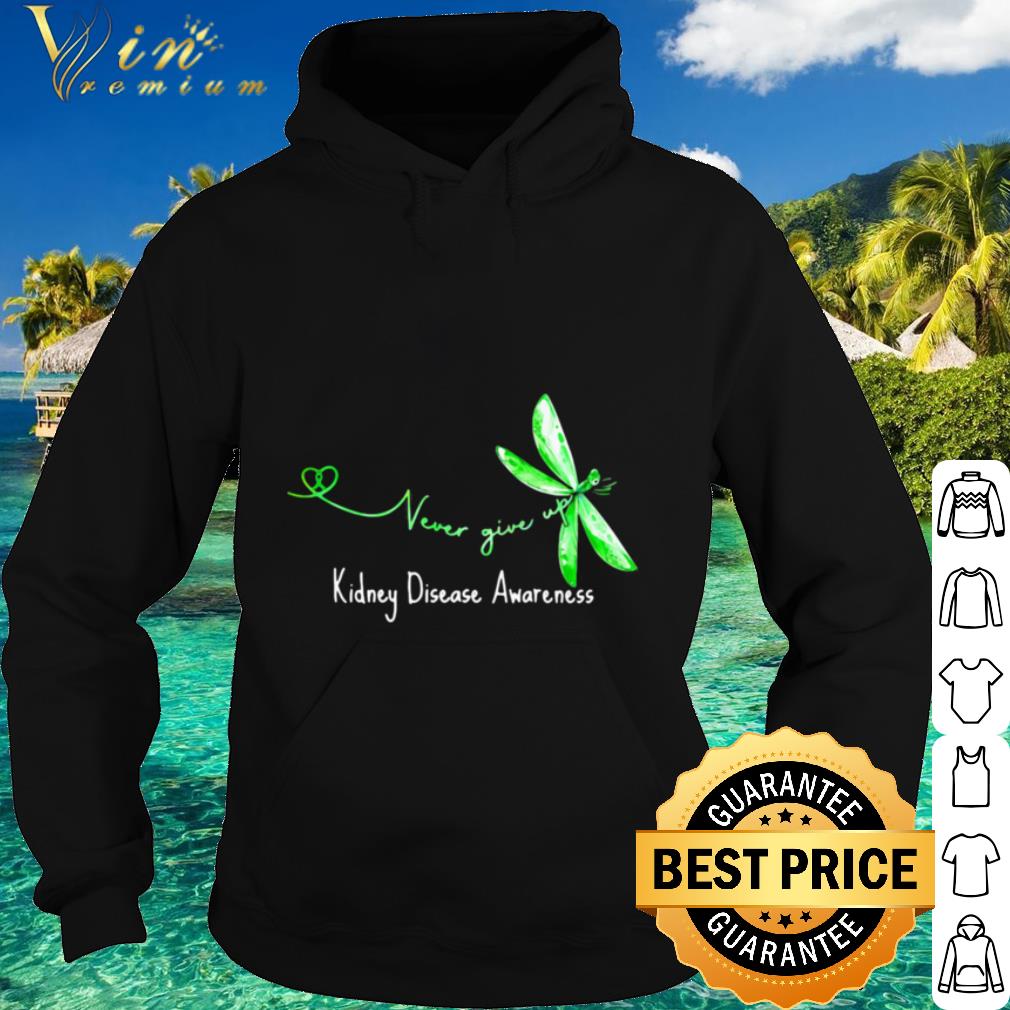 Cool Never Give Up Kidney Disease Awareness Butterfly shirt