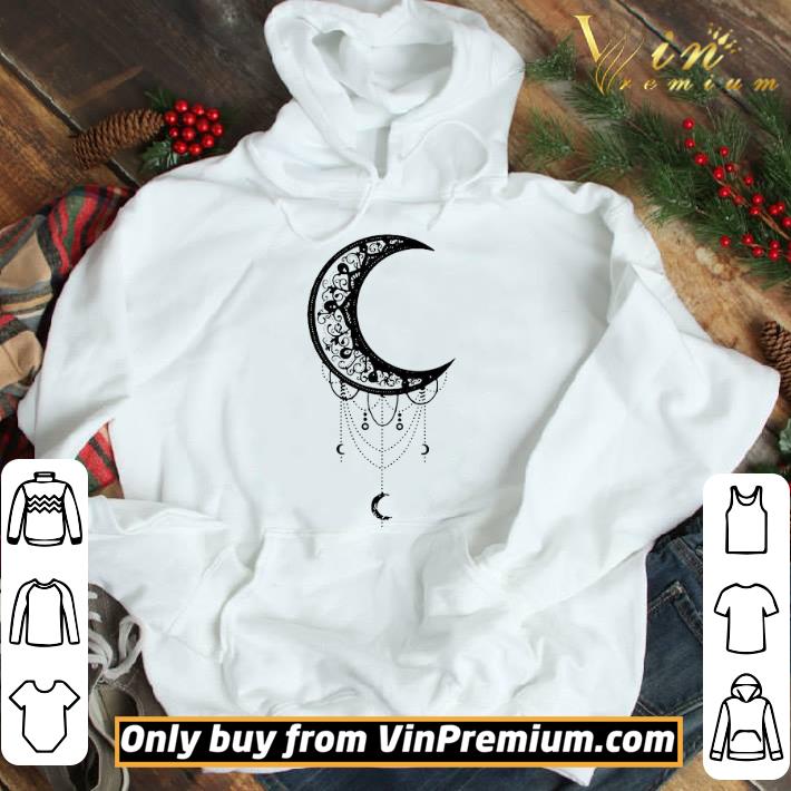 Moon Aesthetic Lunar Artsy Goth Witchy shirt