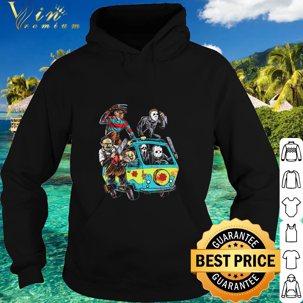 Best Horror Movie characters driving shirt