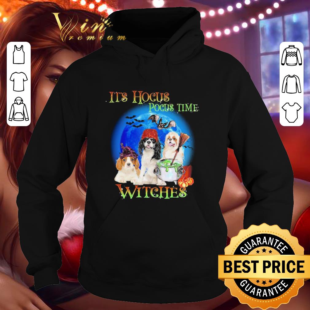 Shih Tzu It’s Hocus Pocus Time Witches Halloween shirt