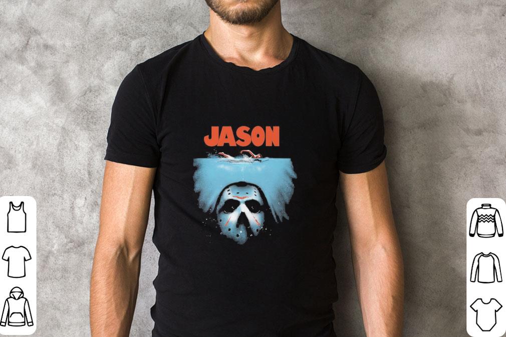 Pretty Jason Voorhees Jaws Poster shirt Pretty Jason Voorhees Jaws Poster shirt 2