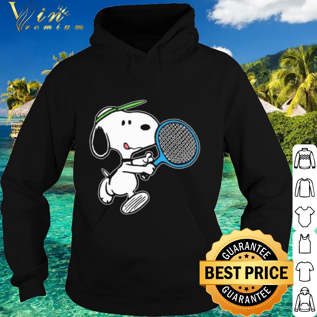 Original Disney snoopy playing badminton shirt