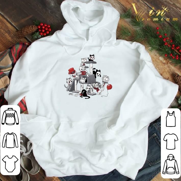 Park Cats Scariest Horror Movie Characters Halloween shirt