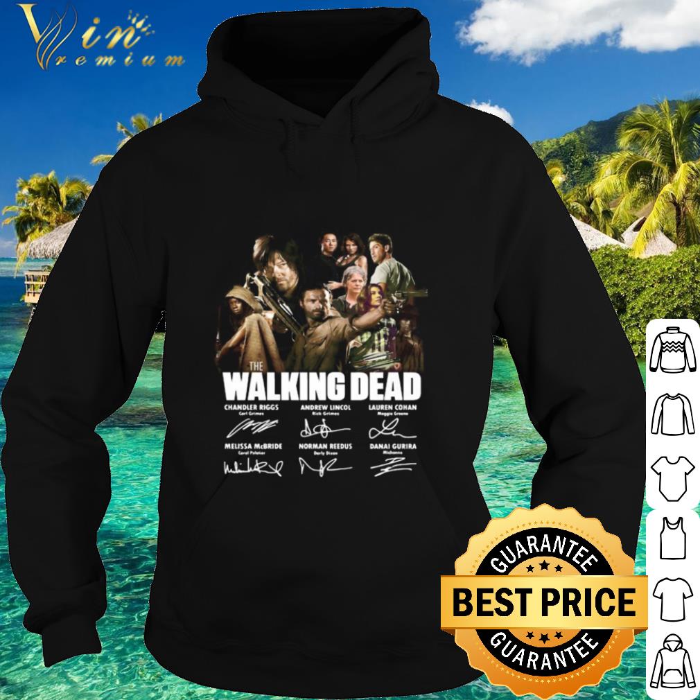 Best The Walking Dead Movie Characters Signatures shirt