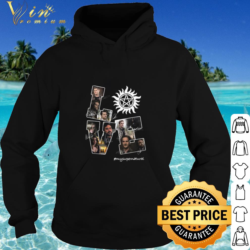 Best Love My Supernatural Signatures shirt