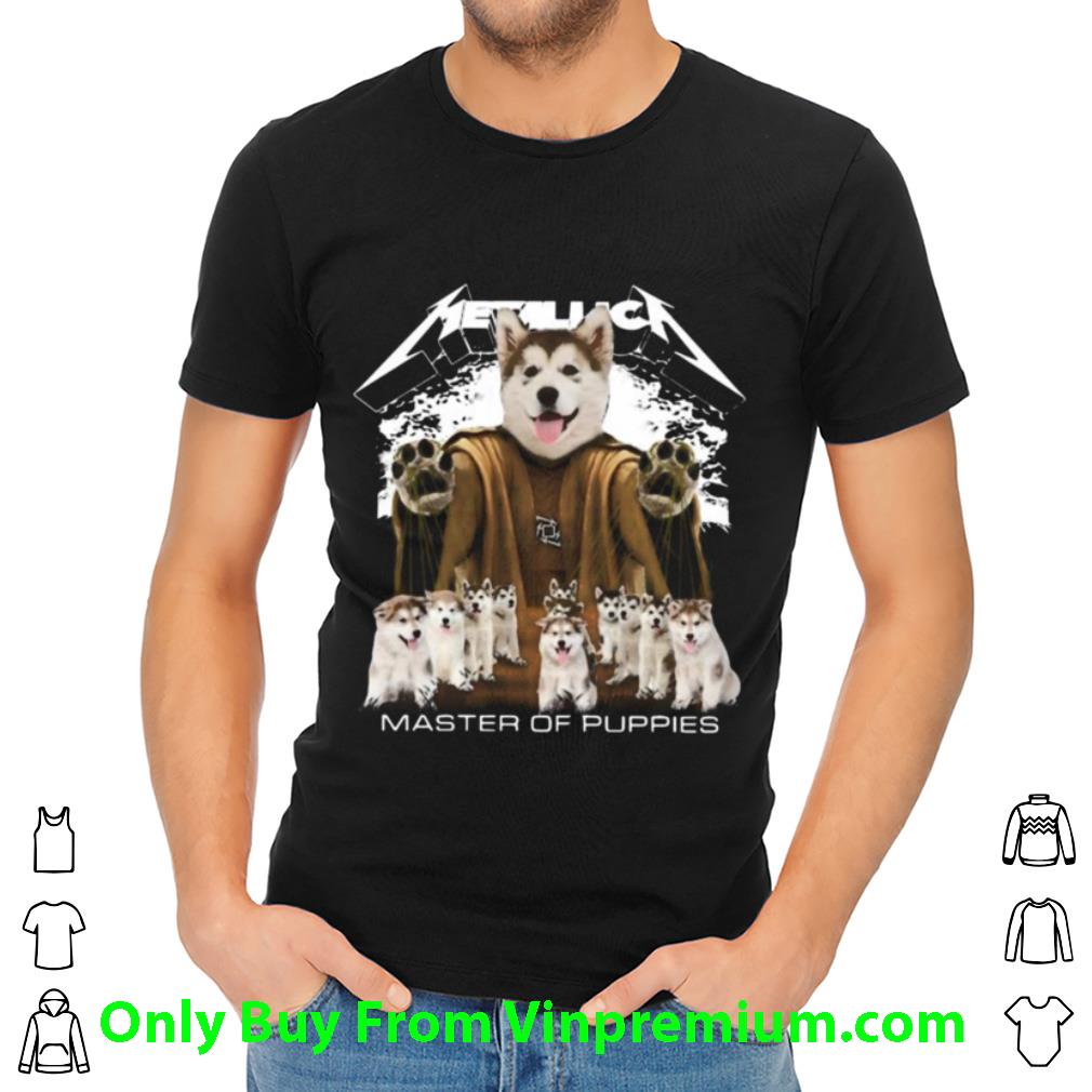 Official Husky Metallica Master Of Puppies shirt Official Husky Metallica Master Of Puppies shirt 2
