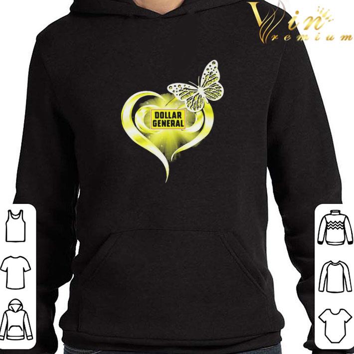 Dollar general heart butterfly shirt