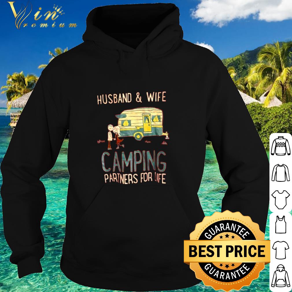 Original Husband and wife camping partners for life shirt