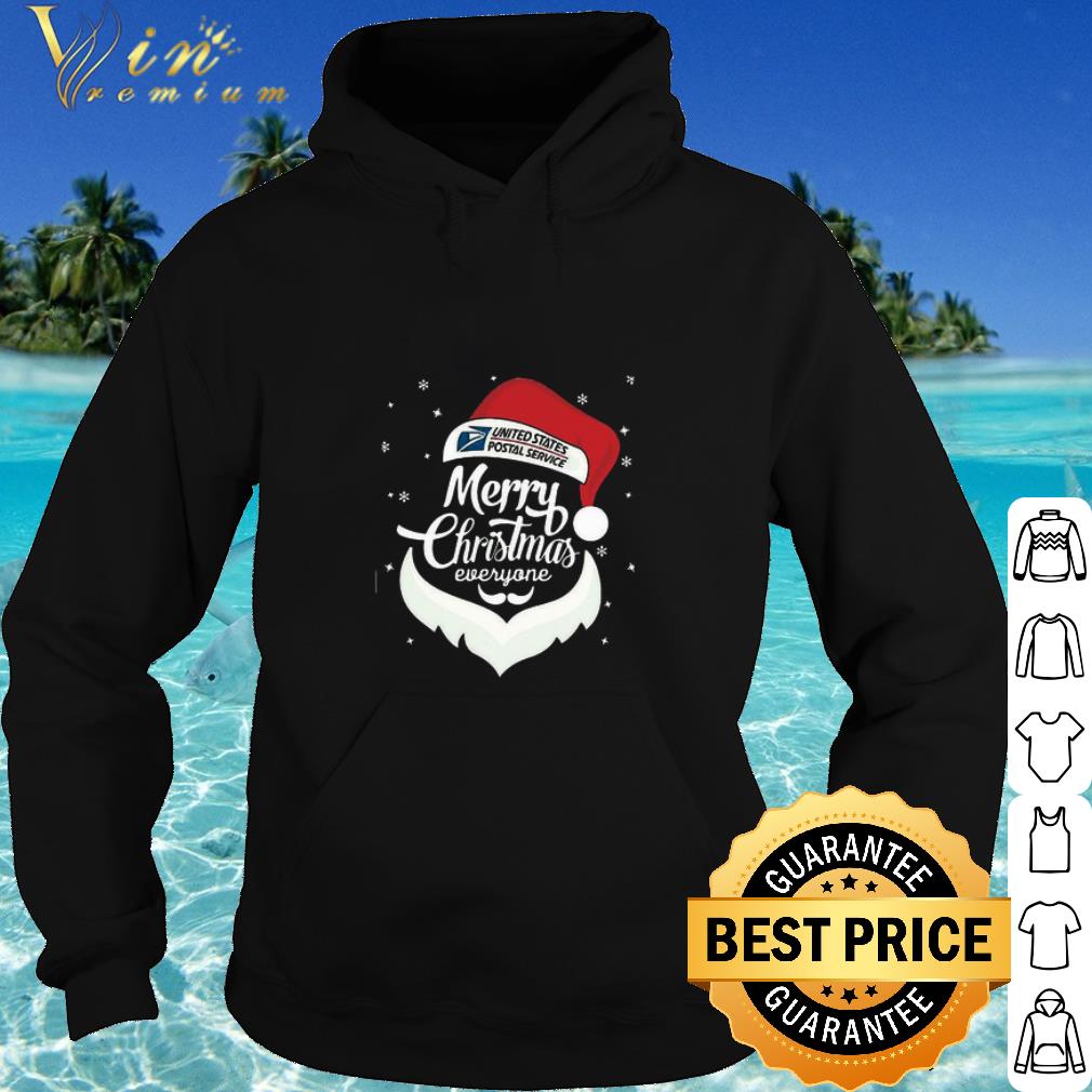 Top Santa Claus United States Postal Service Merry Christmas Everyone shirt