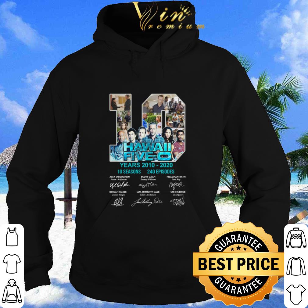 Top Hawaii Five-O 10 years 2010 2020 signature shirt