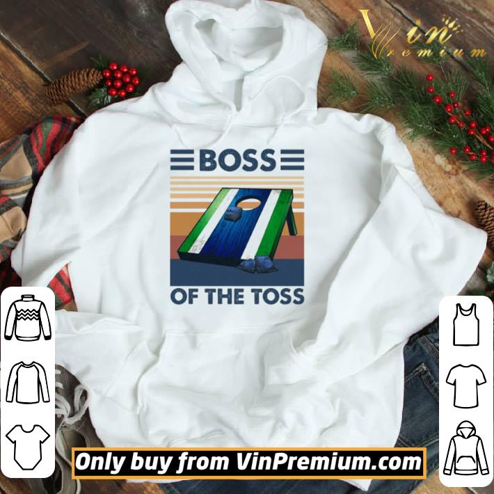 Cornhole boss of the toss vintage shirt