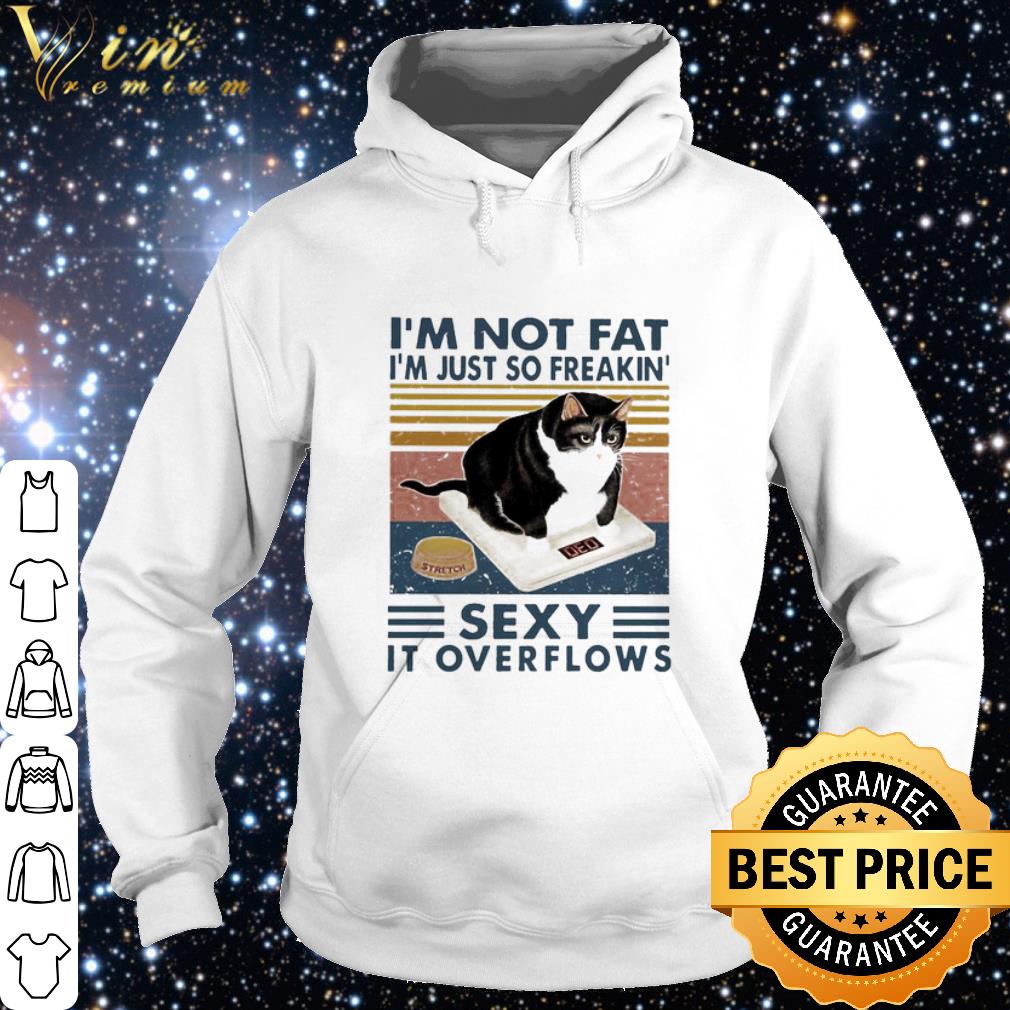 Official I’m not fat I’m just so freakin’ sexy it overflows vintage shirt
