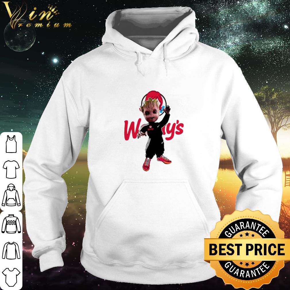 Pretty Baby Groot mashup Wendy’s Logo shirt