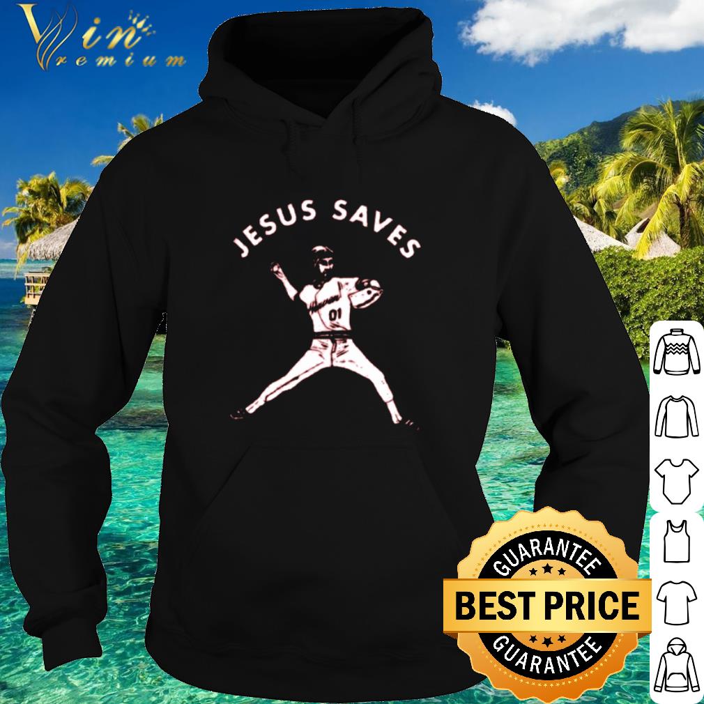 Premium Player Jesus Saves Baseball shirt