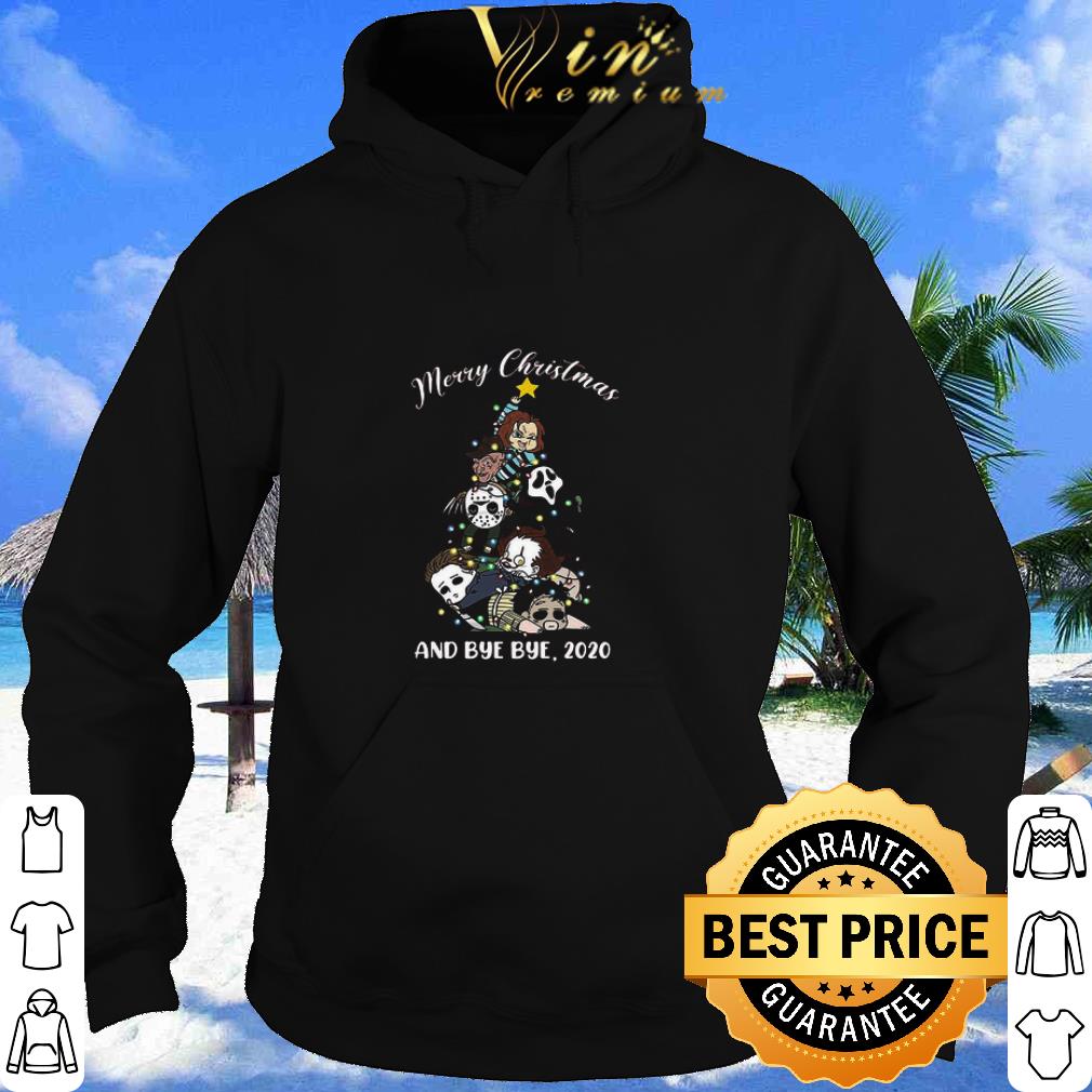 Horror Movie Characters Merry Christmas And Bye Bye 2020 shirt