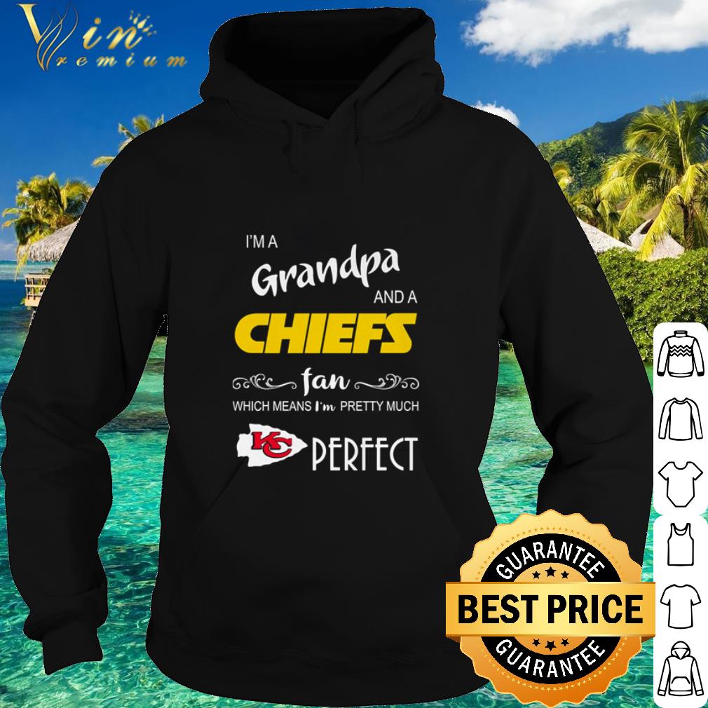 Official Kansas City Chiefs I’m a grandma and a Chiefs fan which means I’m pretty much perfect shirt